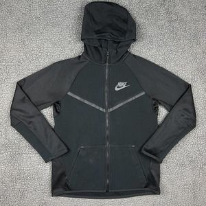Nike Jacket Youth Extra Large Black Sportswear Tech Fleece School Full Zip Boys